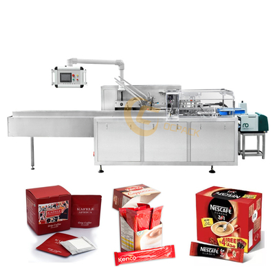 Food cartoning machine for coffee powder packing machine drip coffee instant stick carton paper box packing machines