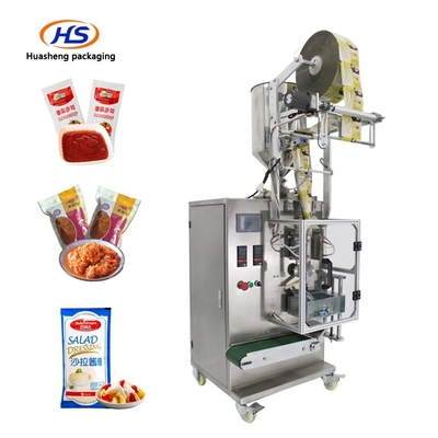 Face Shaped Pouch Ketchup Sachet Packaging Machine Full Automatic Vertical Packing Machine With Liquid Pump