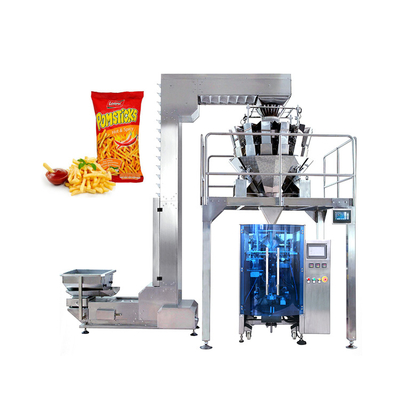 Food Large Capacity Bakery Vertical Gusset Bag Packaging Machine For Snacks
